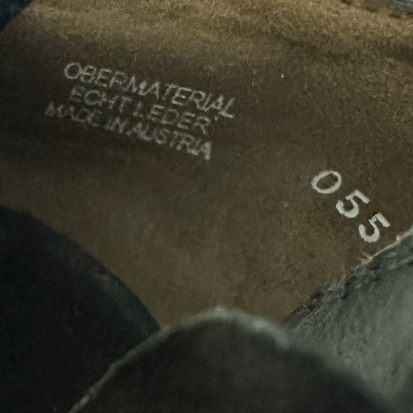 Paul Green Tasha Black Nubuck Leather Gladiator Peep Toe Ankle Booties Heels - Picture 5 of 11